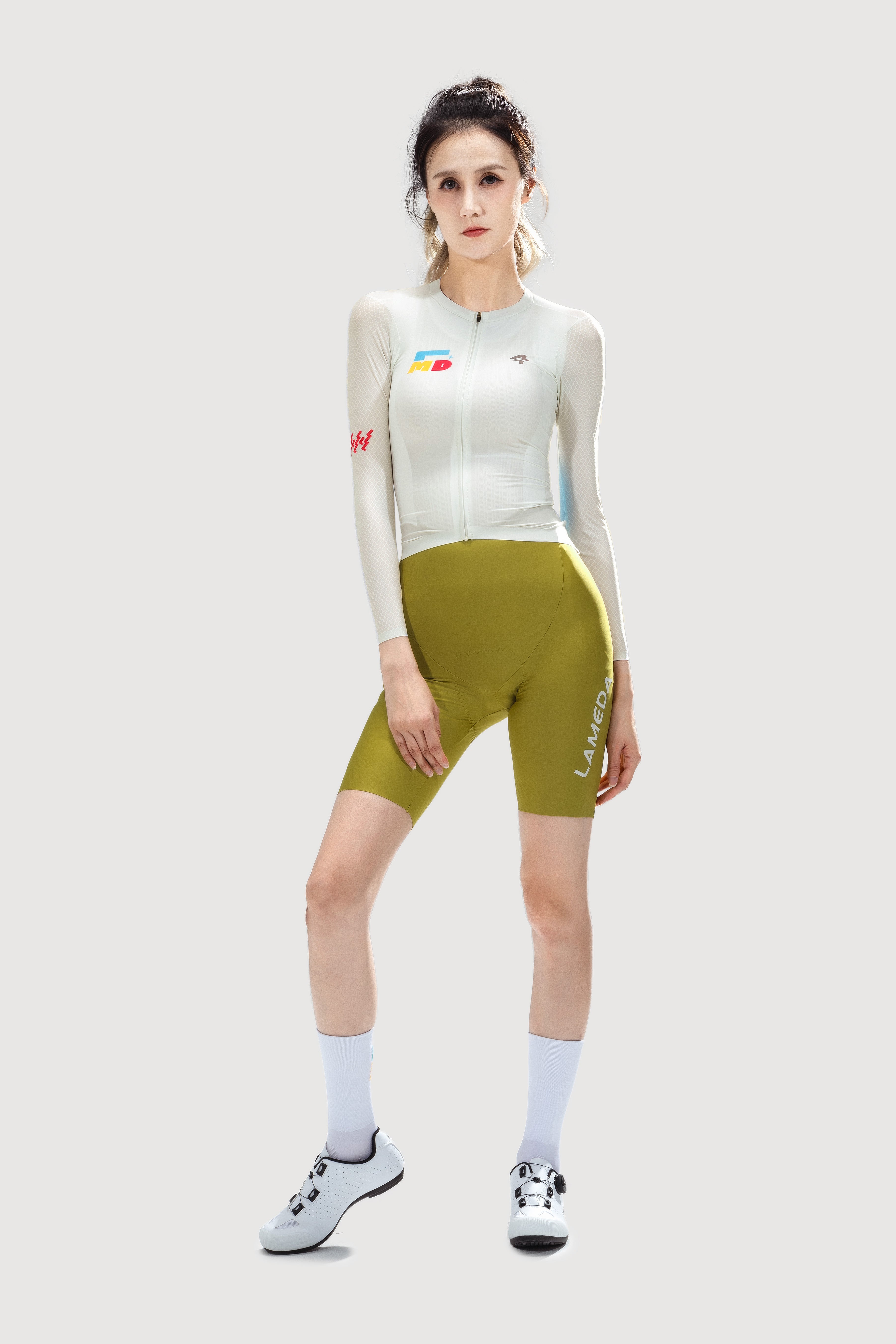 Sparkle, Women's Long-Sleeve Cycling Jersey