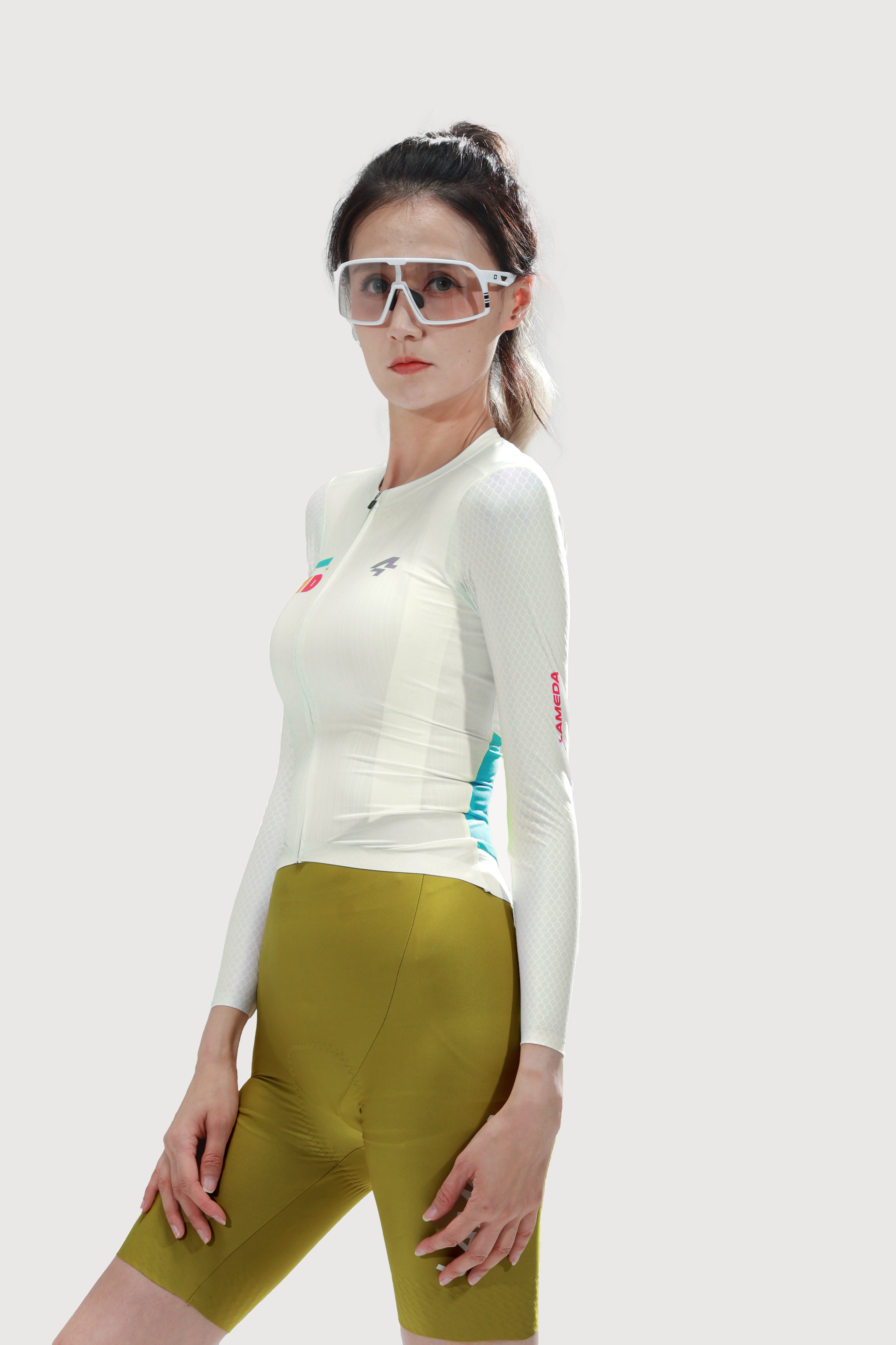Sparkle, Women's Long-Sleeve Cycling Jersey