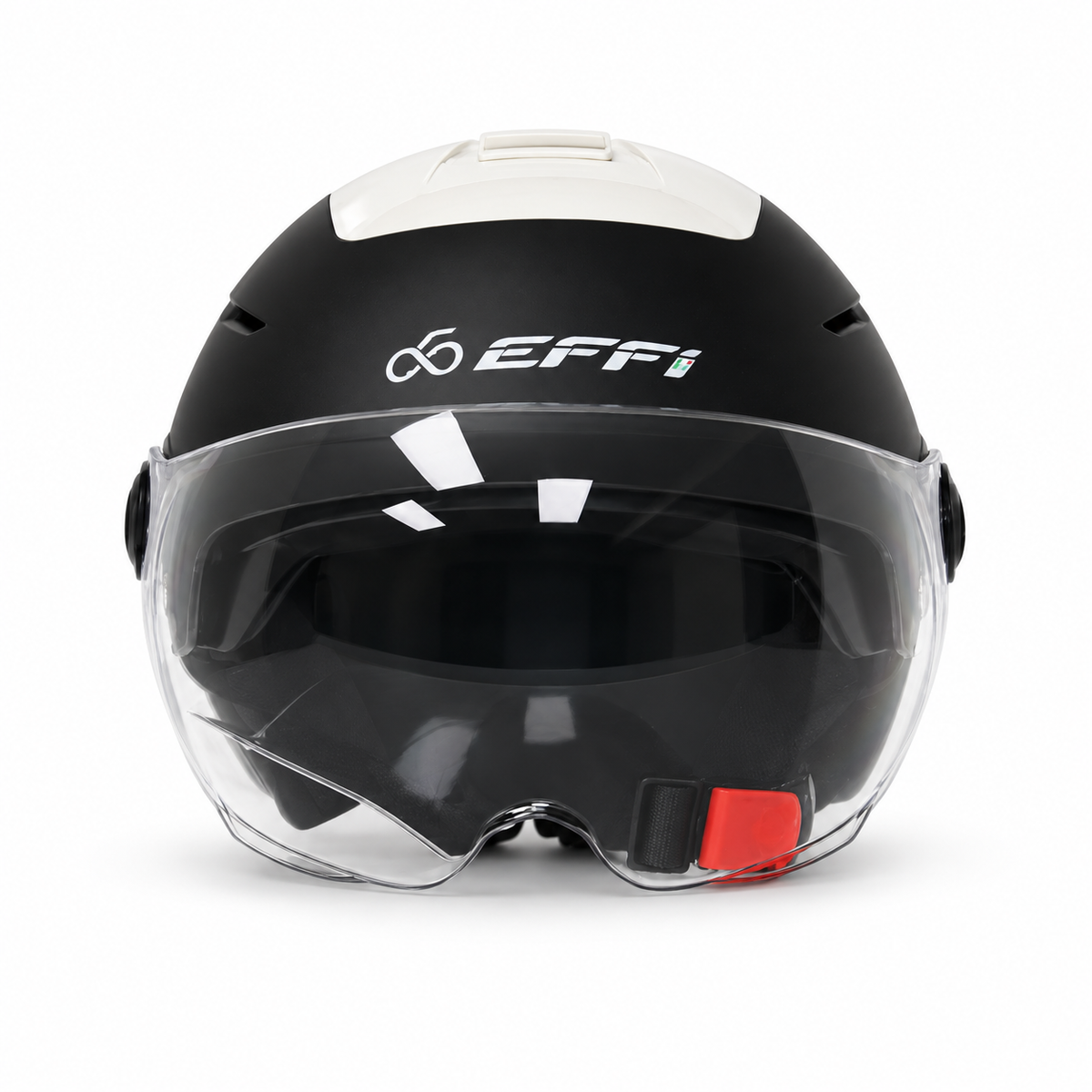 Bike Helmet with Sun Visor, Clear Visor & Adjustable Ventilation - HT117 - Effibike