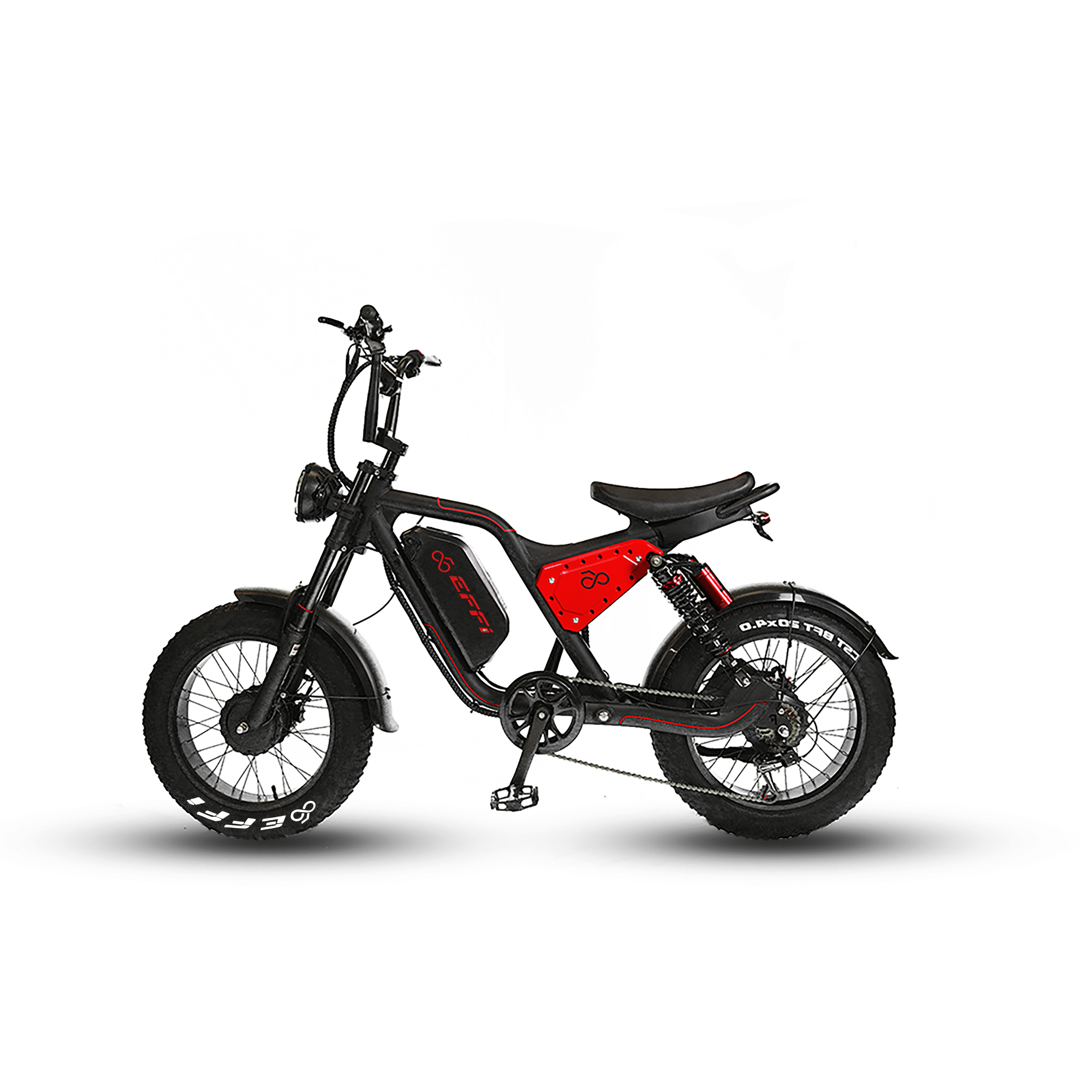 EFFI MDM-S500 Mountain Electric Bicycle red - EFFI Bike