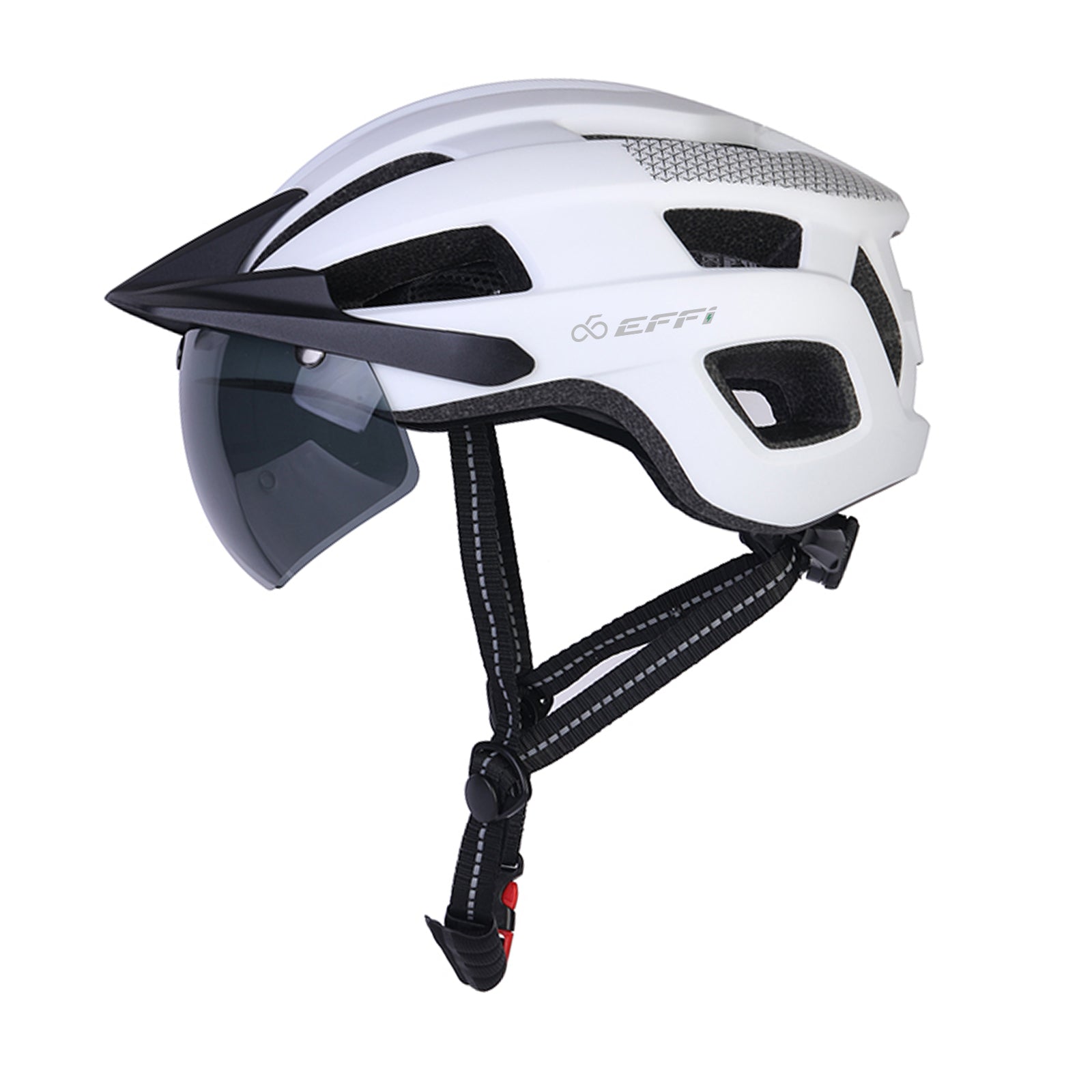 EFFI  Road Bike Helmet With Windproof Sunglasses