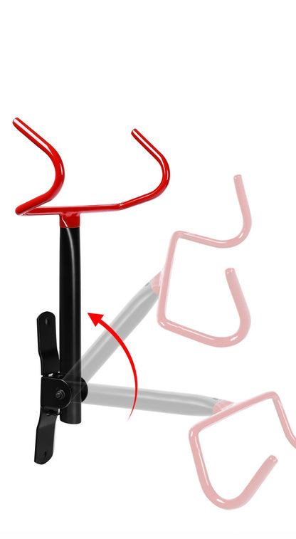 Bicycle Rack, Wall Hook Flip-Up Bike Holder Stand