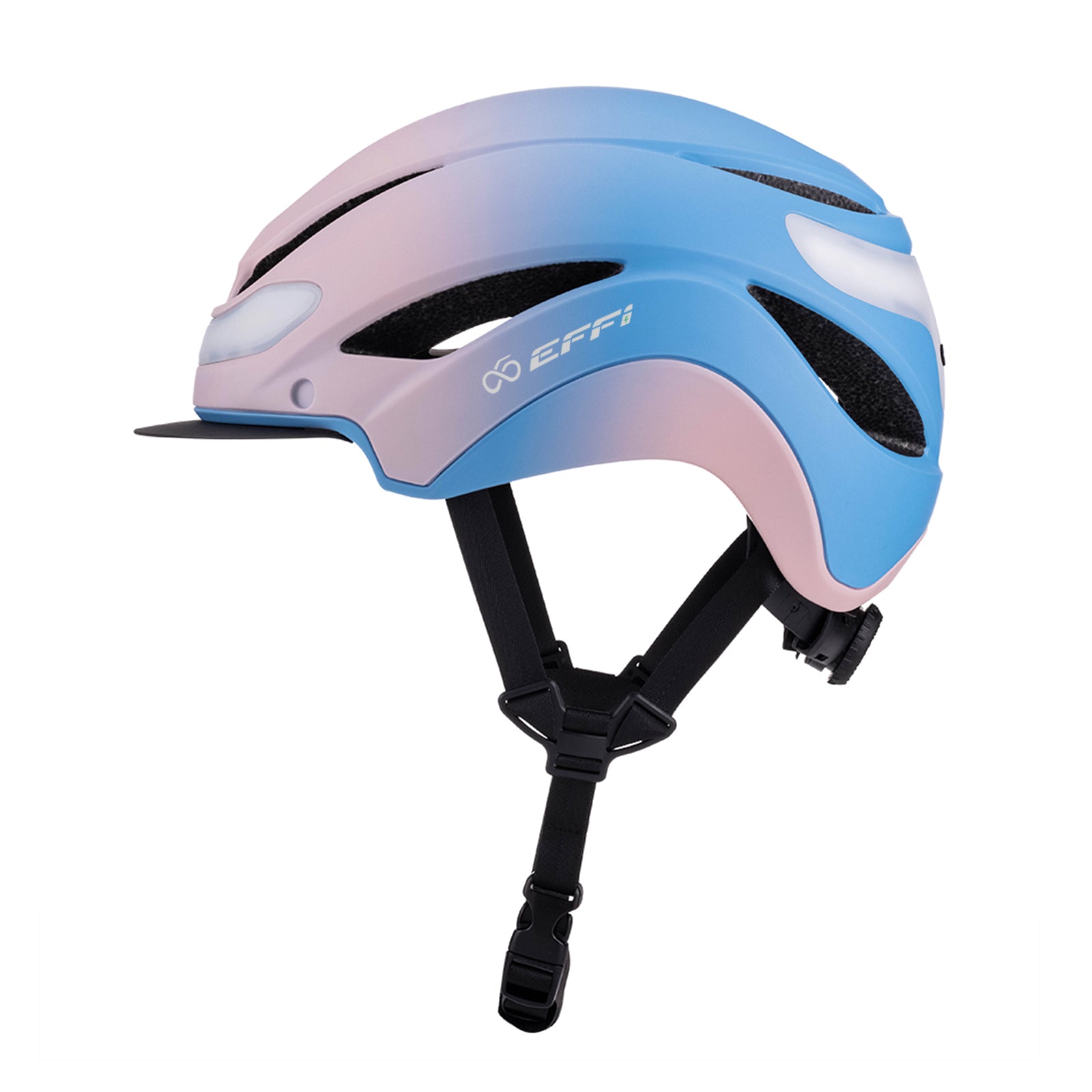 EFFI Bike Helmet With Front & Rear Light and USB