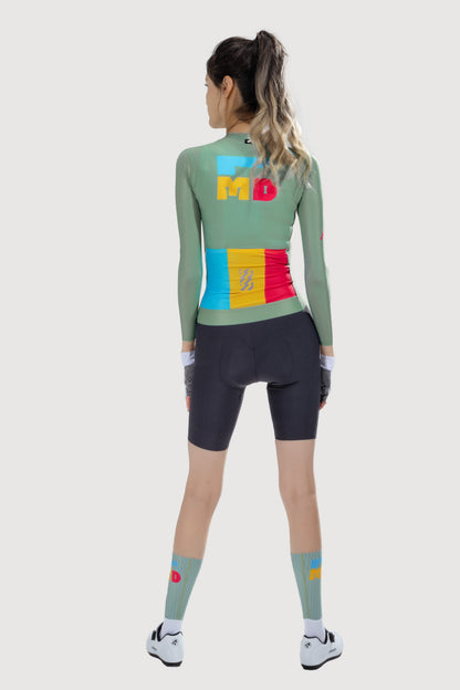 Sparkle, Women's Long-Sleeve Cycling Jersey