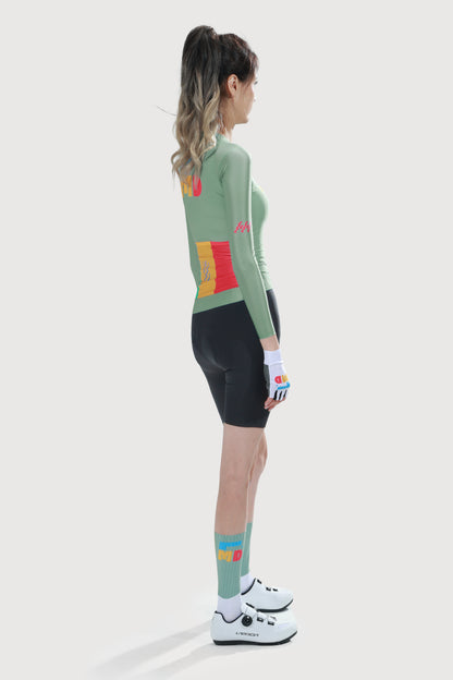 Sparkle, Women's Long-Sleeve Cycling Jersey