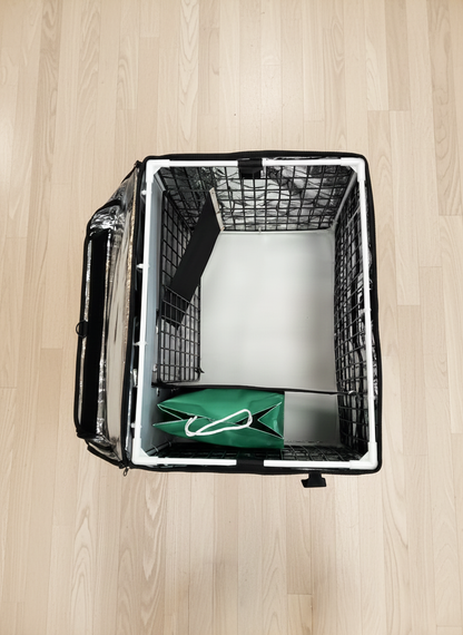 (EUROPE) Effi Black Delivery Bag With Modular Dividers