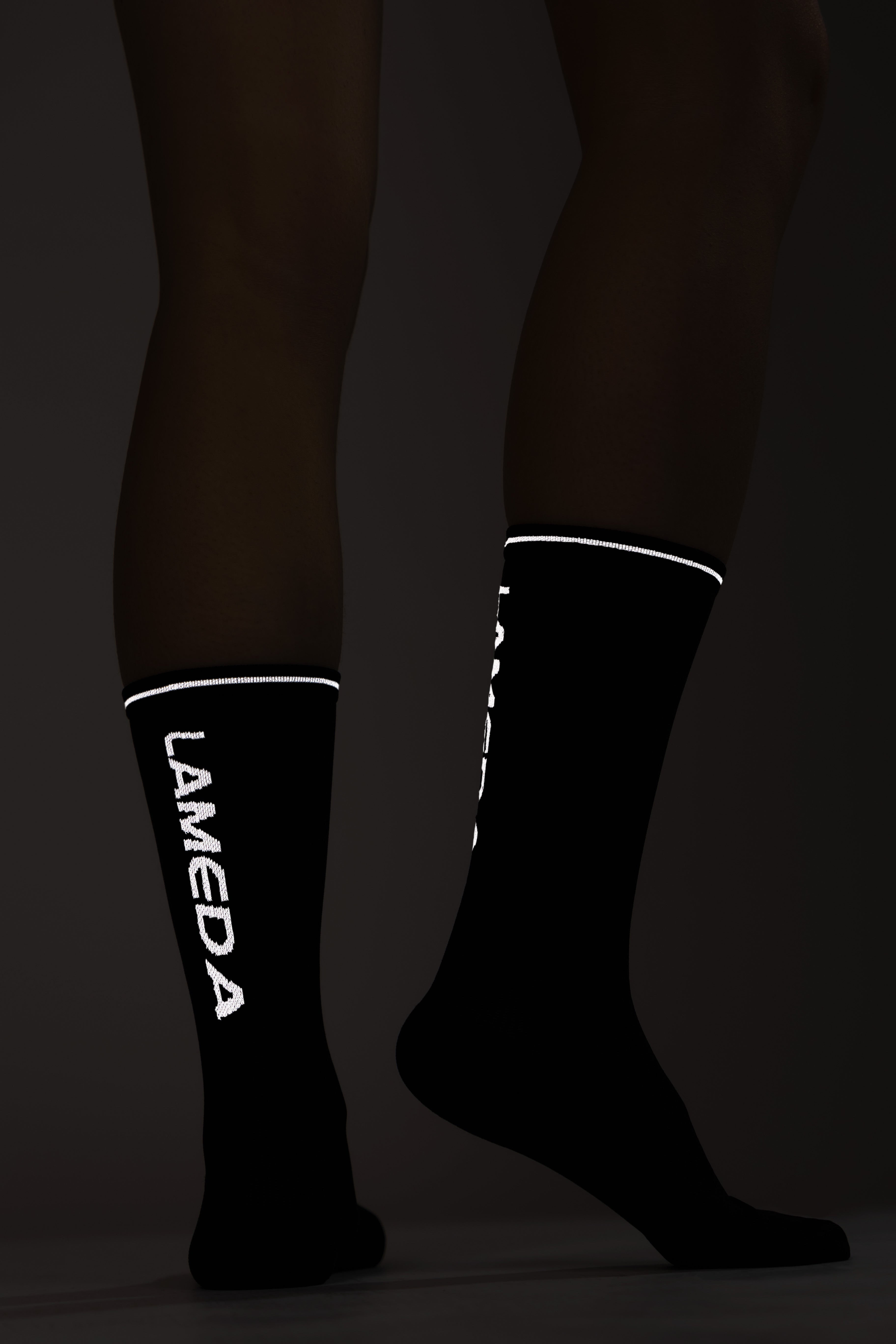 Black Relfective Socks Lameda Effibike
