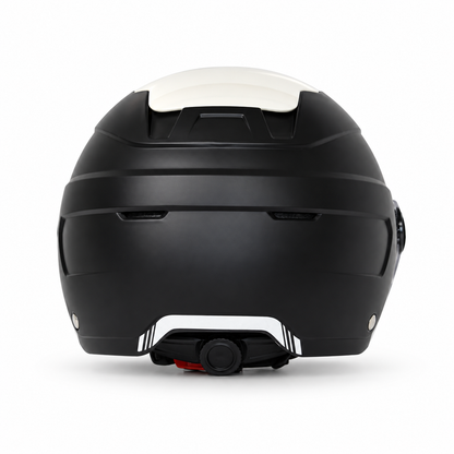 Bike Helmet with Sun Visor, Clear Visor & Adjustable Ventilation - HT117 - Effibike
