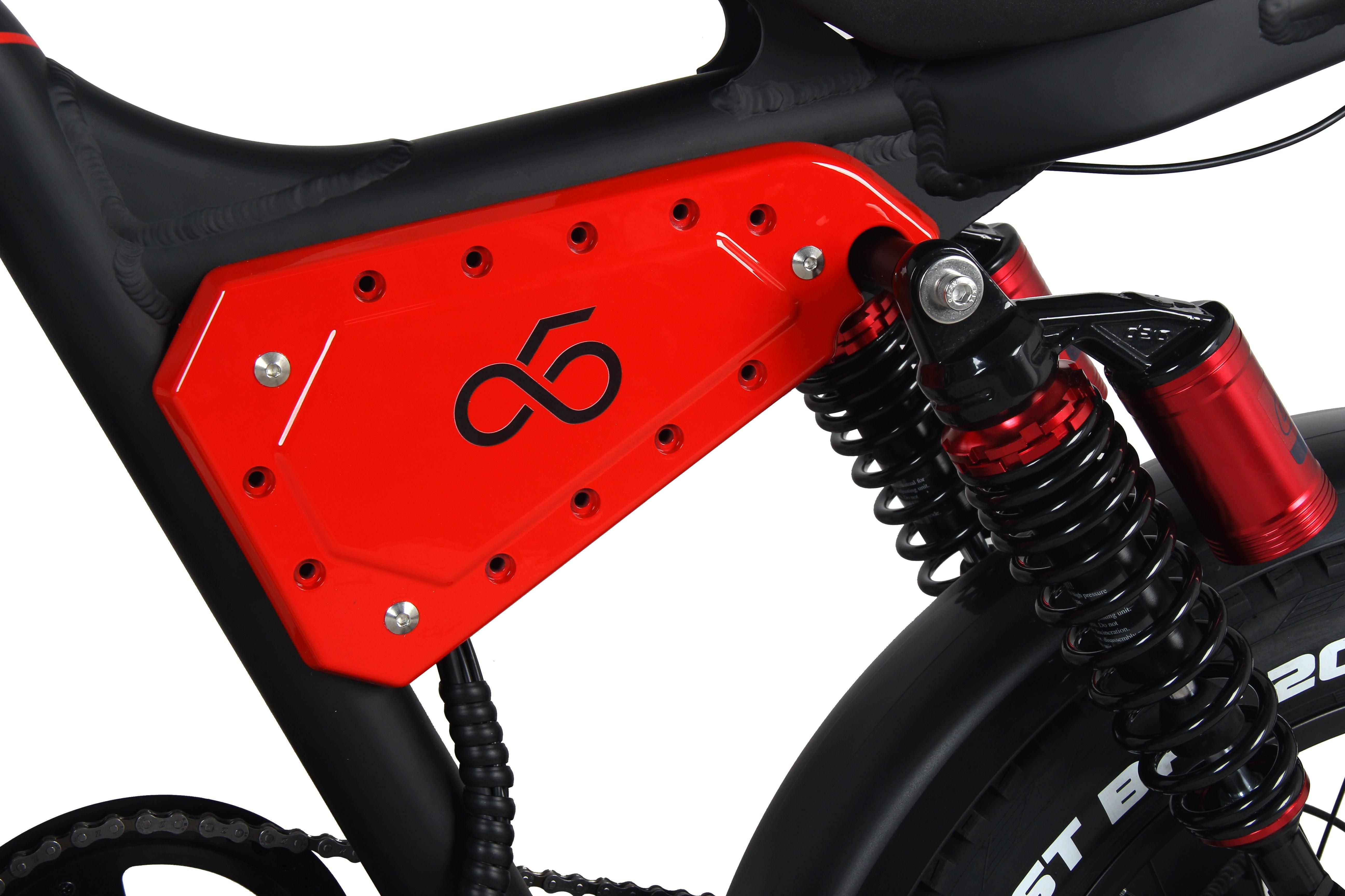 EFFI MDM-S500 Mountain Electric Bicycle red - EFFI Bike