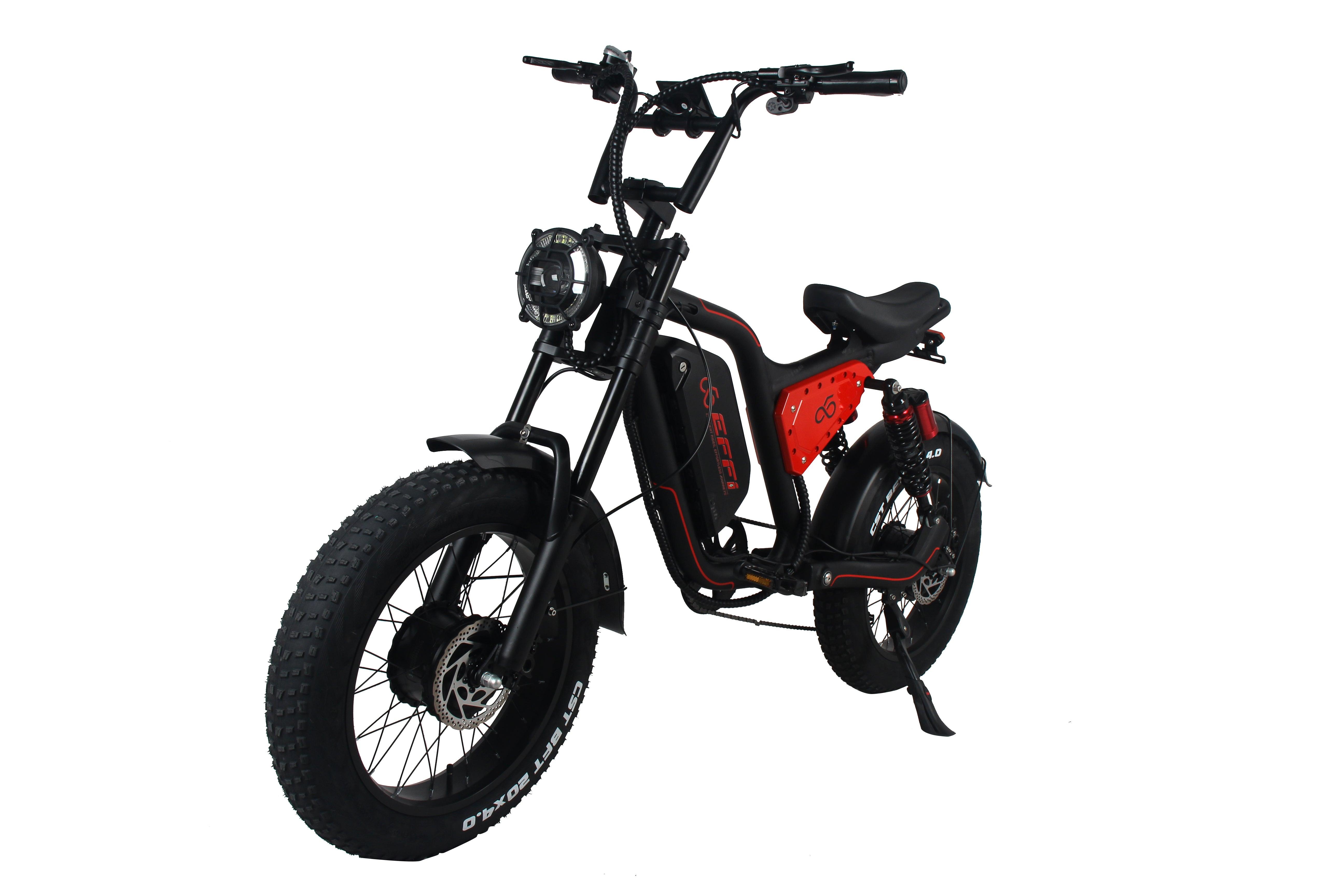 EFFI MDM-S500 Mountain Electric Bicycle red - EFFI Bike