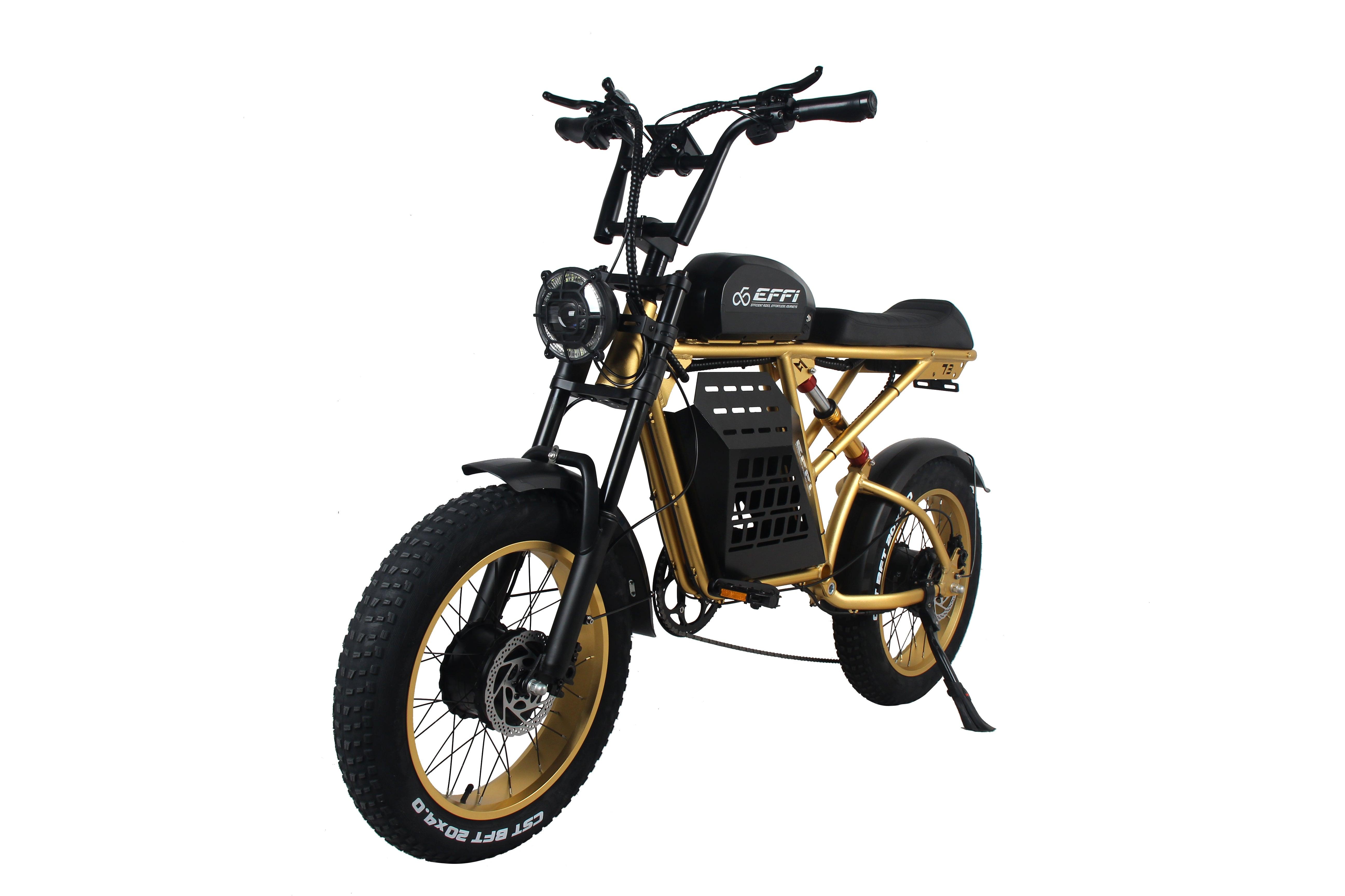 EFFI MDM-S500 Mountain Electric Bicycle gold - EFFI Bike