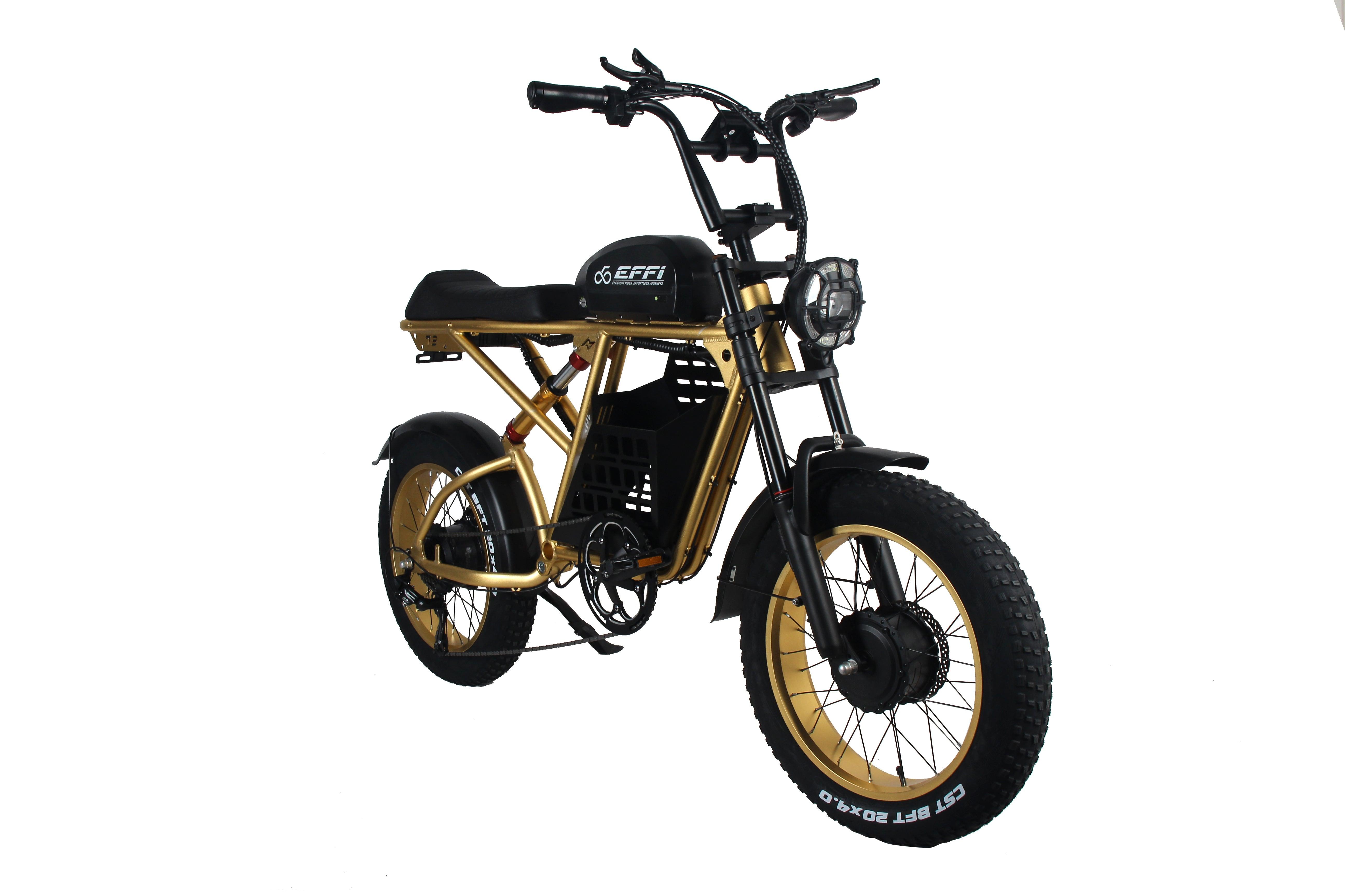 EFFI MDM-S500 Mountain Electric Bicycle gold - EFFI Bike