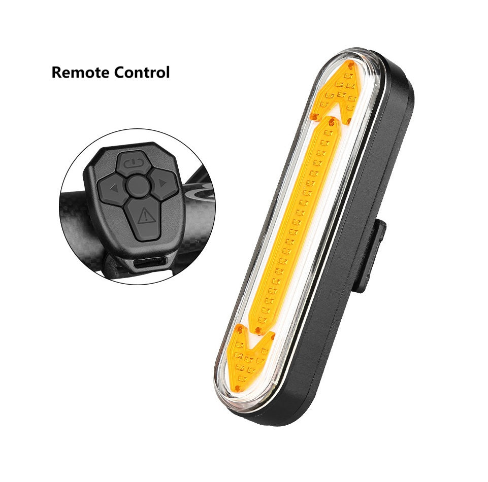 USB Charging Remote Control Bike Rear Lamp Taillight