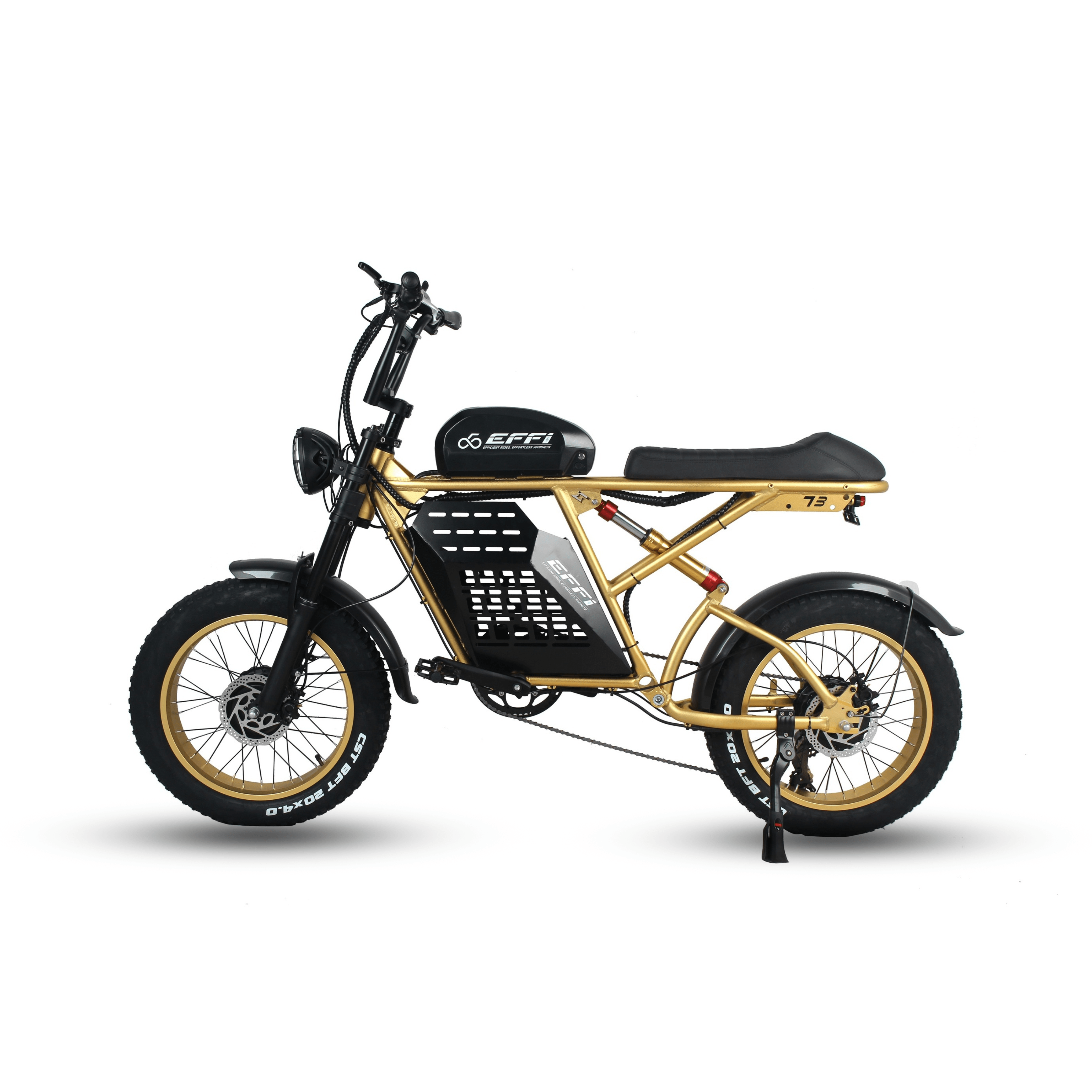 EFFI MDM-S500 Mountain Electric Bicycle gold - EFFI Bike